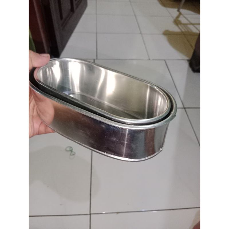 LOYANG KUE ROTI MANIS OVAL ALUMINUM 20X10X6 18X8X6 ALUMINIUM HARGA MURAH TERJANGKAU