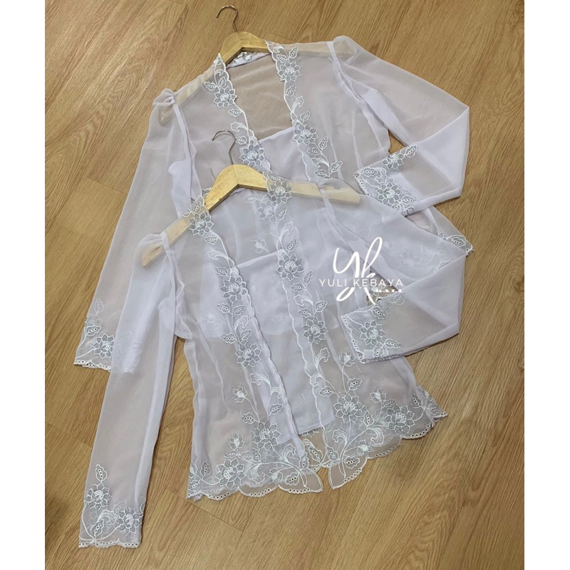 Kebaya Bordir Premium Special putih