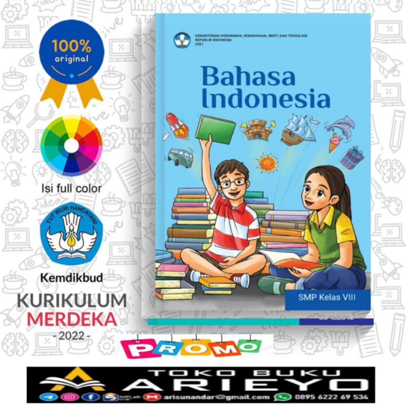 

New+Buku K-Merdeka BAHASA INDONESIA - SMP Kelas : 8 Buku Siswa Sekolah Penggerak