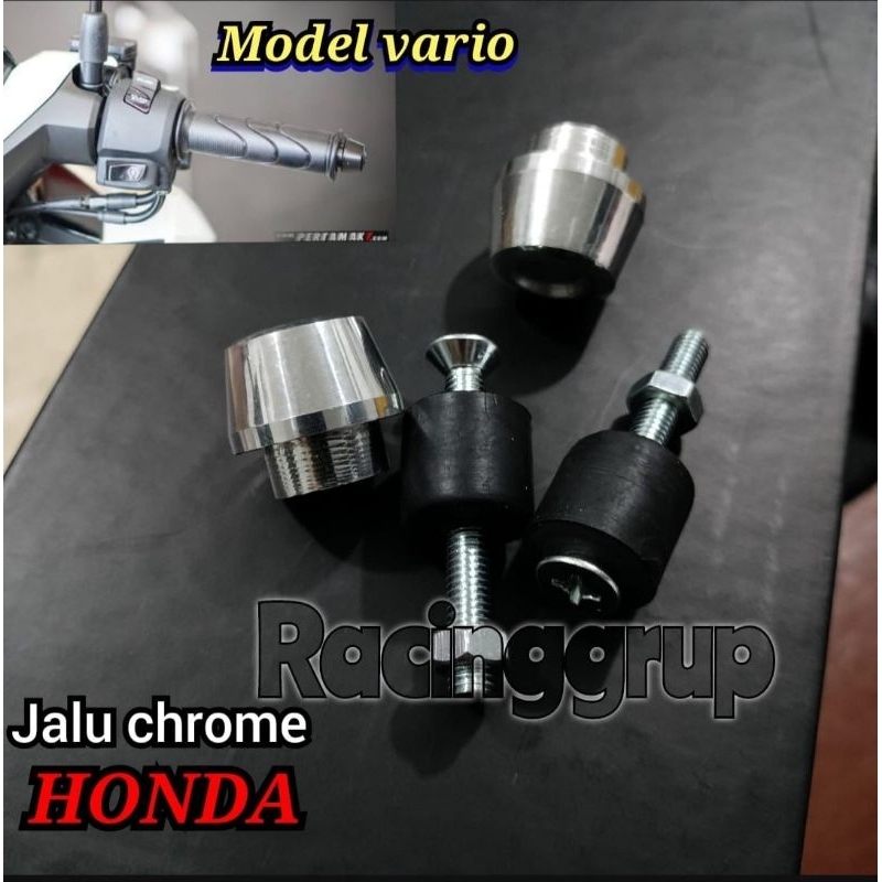 Jalu stang set baut original beat Scoopy spacy Vario balancer stang beat Vario Scoopy spacy original set baut-Chrome