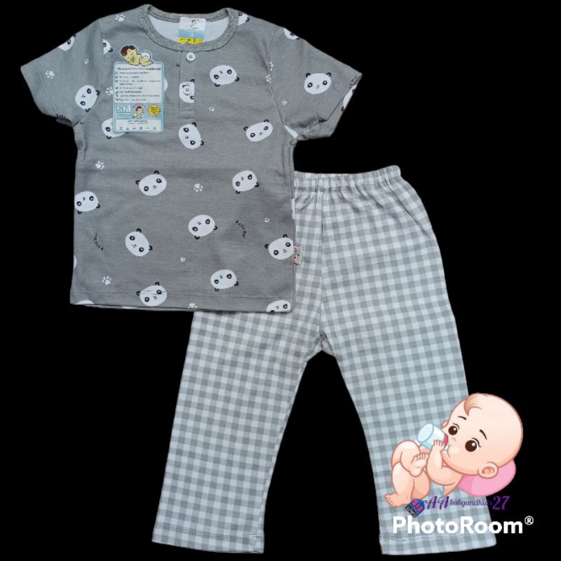 PRODUK TERBARU!!!BABY HAI Setelan CPR Baju Pendek Kancing Dada Celana Panjang Ukuran S M L SNI HIGHT CLASS QUALITY