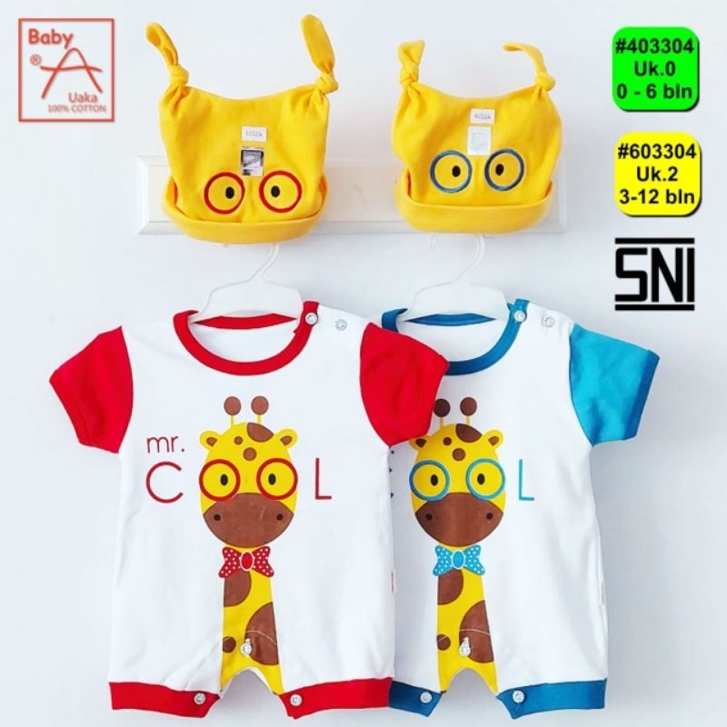 AUKA TOM TOMS BABY JUMPER TERUSAN OVERALL BAYI ANAK 0 - 8 M