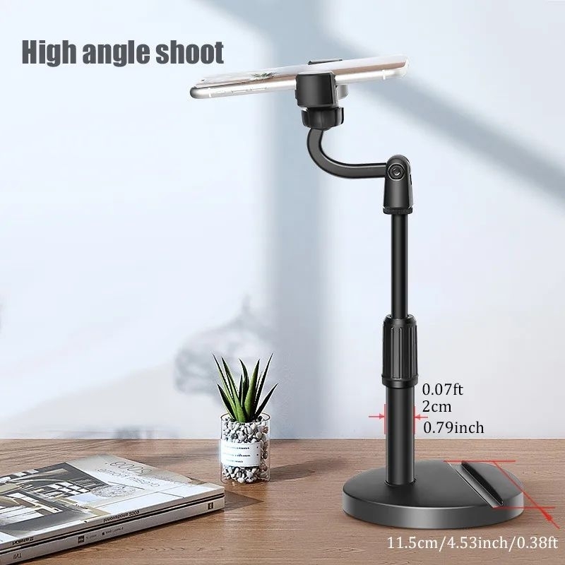 STAND HP ADJUSTABLE UNIVERSAL / HOLDER MEJA / HOLDER STAND LIVE / STAND HP ROTARI 360