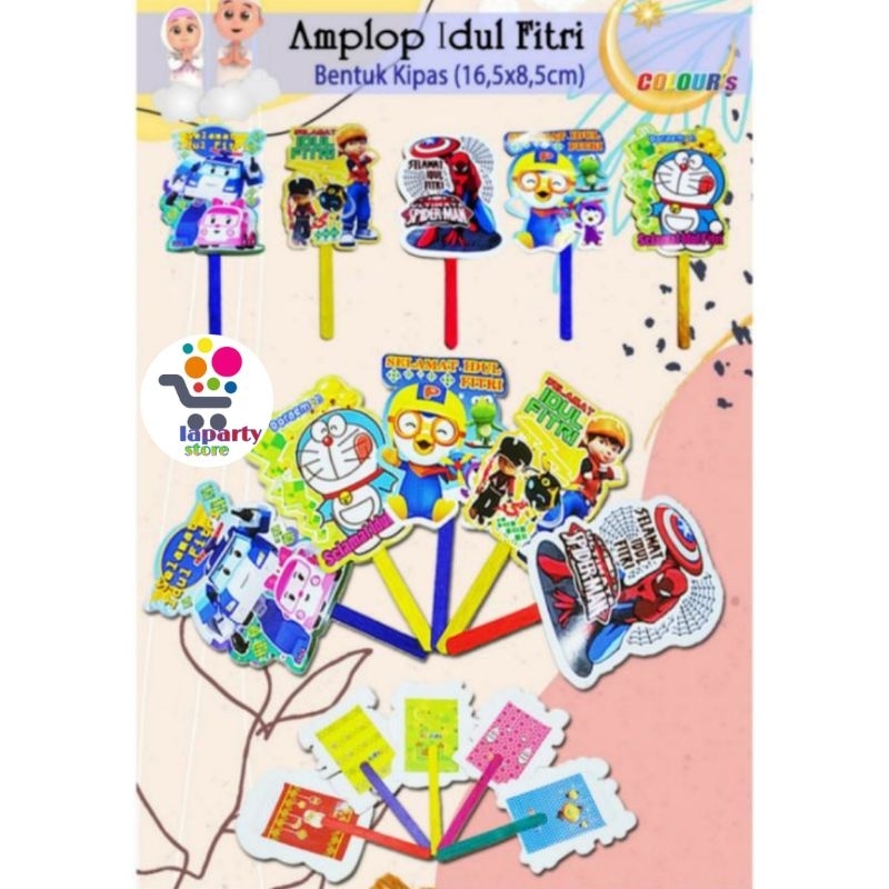 

Amplop Lebaran Idul Fitri / Angpao Idul Fitri / Amplop Karakter Kipas