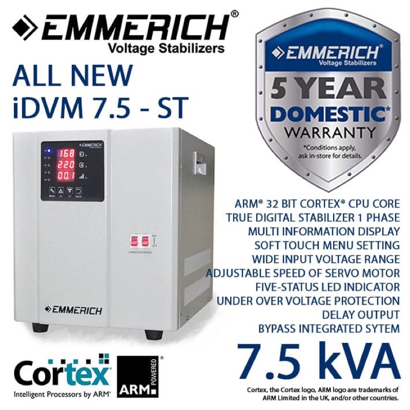 Stabilizer Listrik Emmerich 7500 VA  - Stavolt Listrik