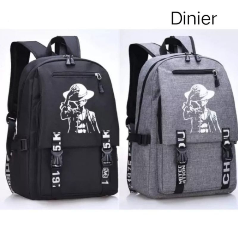 Tas ransel anak laki laki pencinta anime onepiece