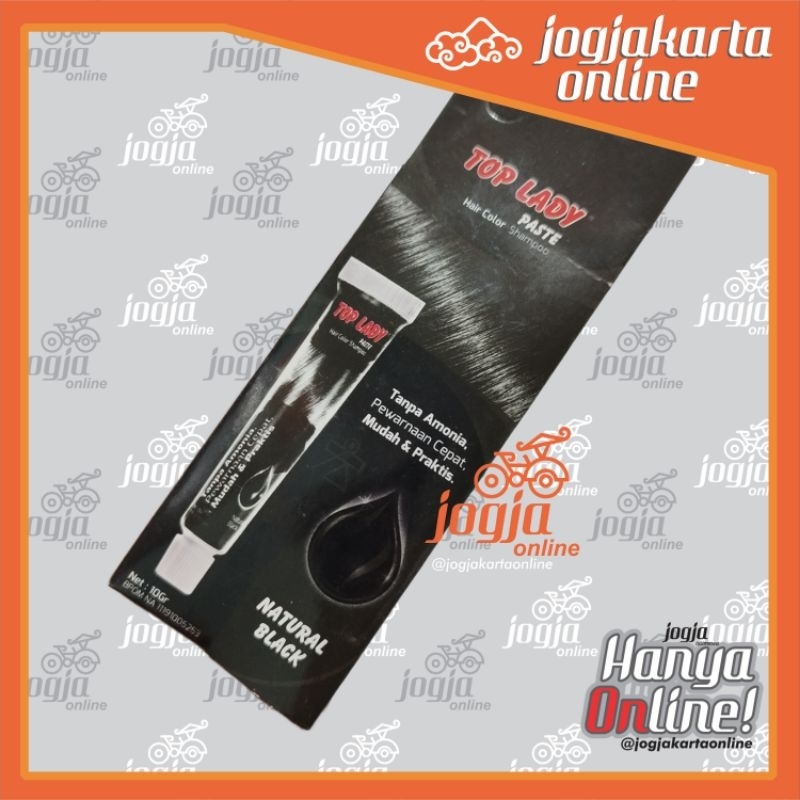 Top Lady Paste Hair Color Shampoo - Shampoo Warna