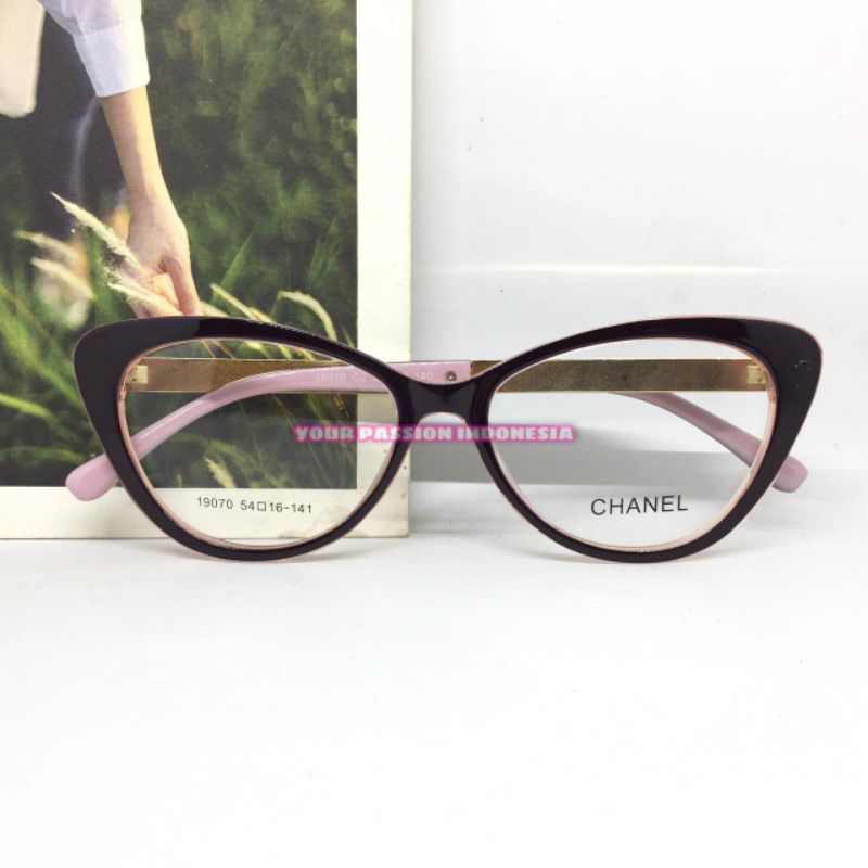 || Photocromic Series || 19070 Kacamata Minus Photocromic -0.50 sd -6.00 Kacamata Minus Cewek Model Cat Eye