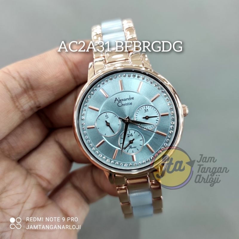 New Alexandre Christie Wanita AC2a31 Blue Jam Tangan Cewek AC 2a31 BFBRGDG