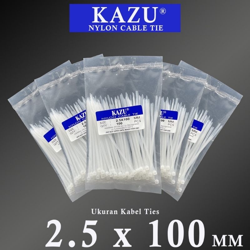 Kabel Ties 10cm isi 100pcs Cable Ties 10cm Kabel ties 2.5x100mm