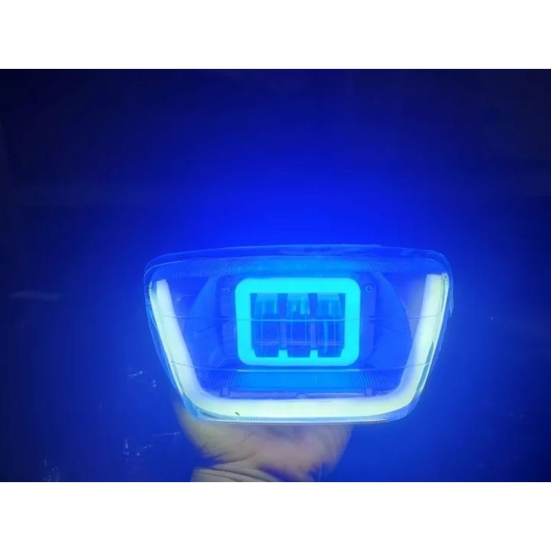 Lampu Depan Force One Fiz Crypton Daymaker 3 Mata