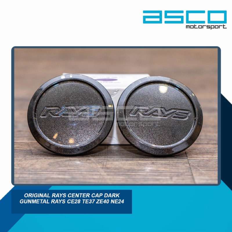 Original Rays Center Cap Dark Gunmetal Rays CE28 TE37 ZE40 NE24