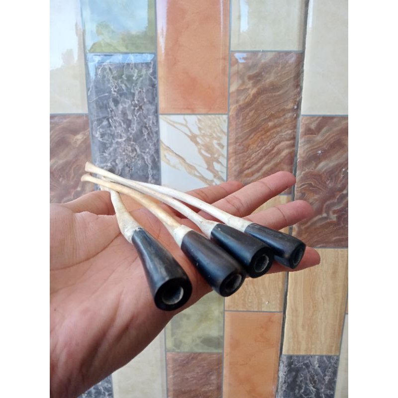 pipa tulang kalong kombinasi tanduk hitam