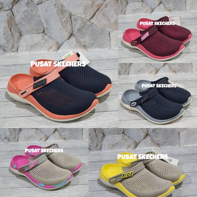 SENDAL CROCS / CROCS LITERIDE / SANDAL CROCS LITERIDE 360 CLOG WANITA