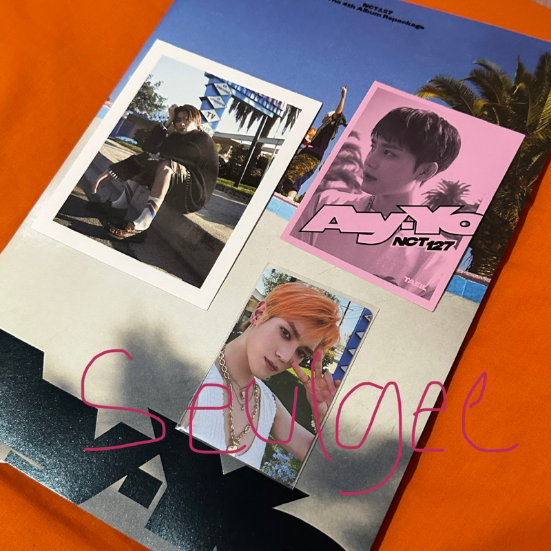 NCT 127 ay-yo taeyong photocard