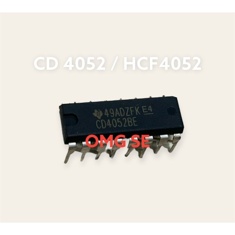 HCF 4052 transistor IC CD 4052