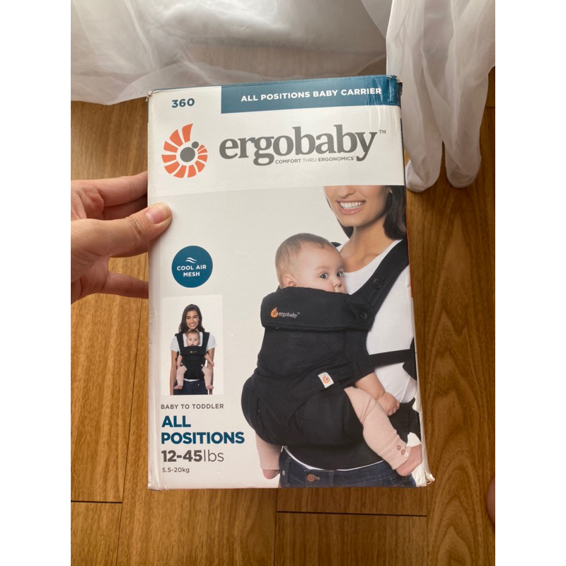preloved ergobaby 360 cool air mesh carrier