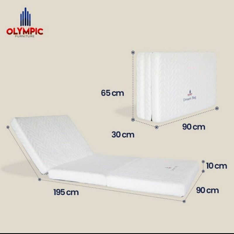 Olympic Kasur Lipat / Kasur Busa - DREAM BAG Travel Bed Olympic Original Kasur Lipat Berkualitas
