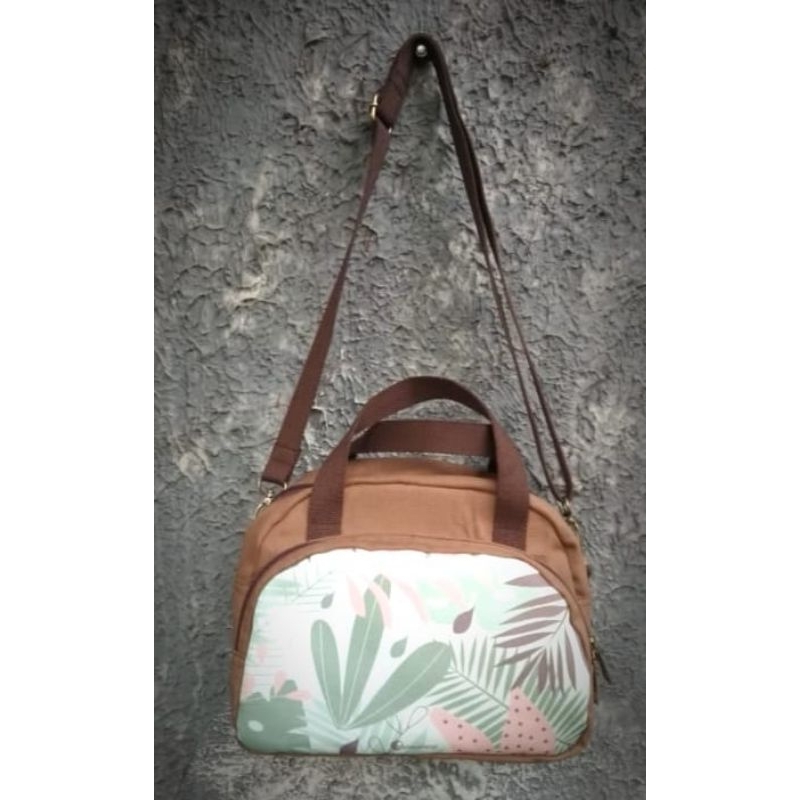 BABY BAG tas bayi kanvas banyak saku banyak slot dalam tas