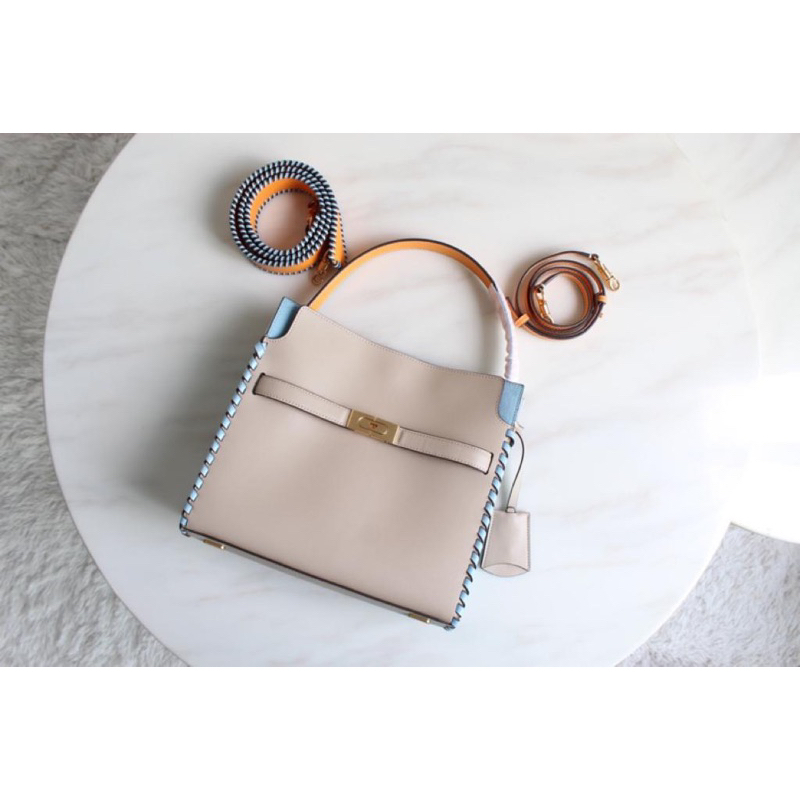 Lee Radziwill Whipstitch Small Double Bag Tb