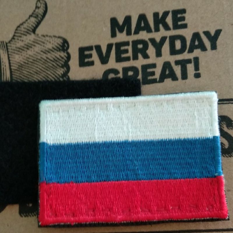 Bordir Bendera Rusia PMC WAGNER GROUP Emblem Patch Rompi Airsofter Tactical Jaket Tas Topi Bounty Hu