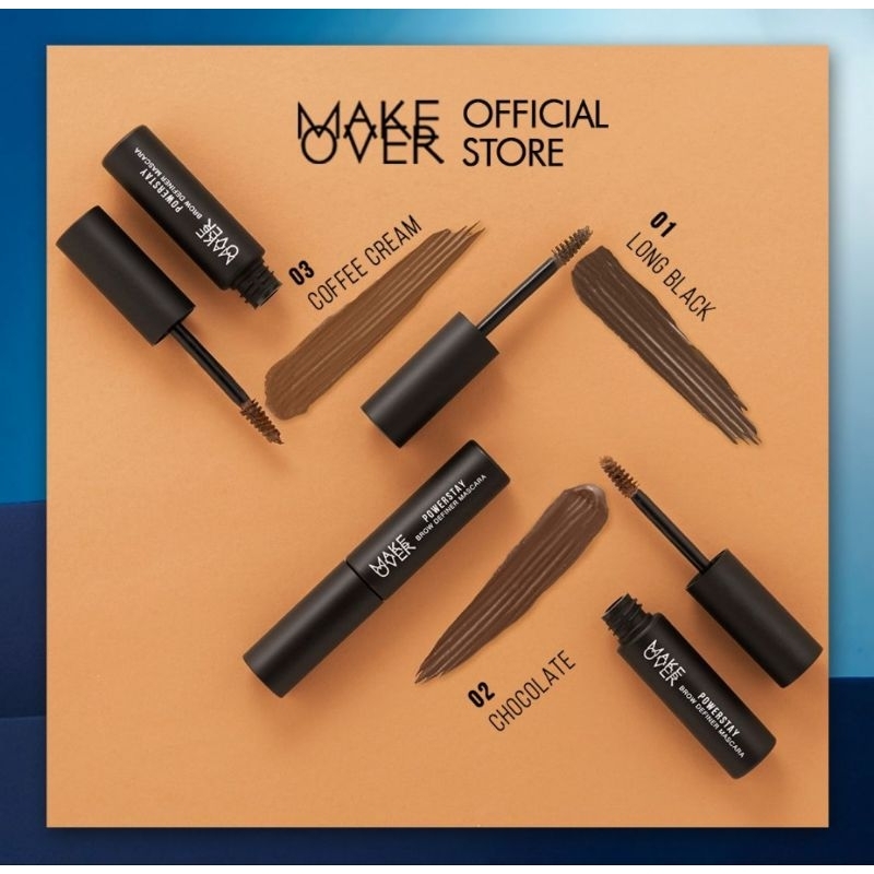 MAKE OVER Powerstay Brow Definer Mascara 6.5 g - Eye Brow Mascara