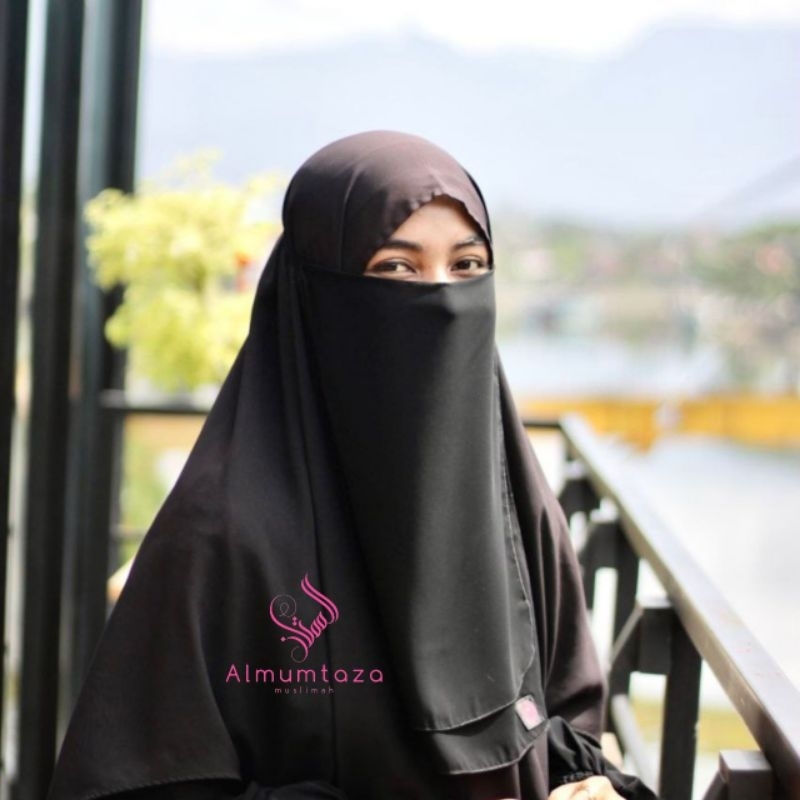 Cadar tali dua layer sifon silky- Almumtaza Muslimah