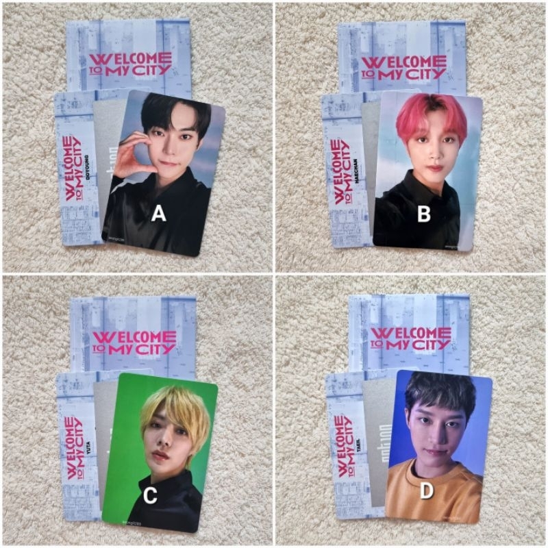 PC NCT Welcome to My City Scratch set (A) wtmc Doyoung Haechan Yuta Taeil