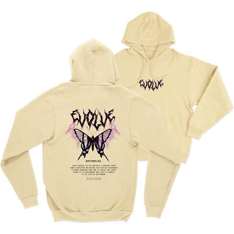 Hoodie jumper evolve (pria &amp; wanita)