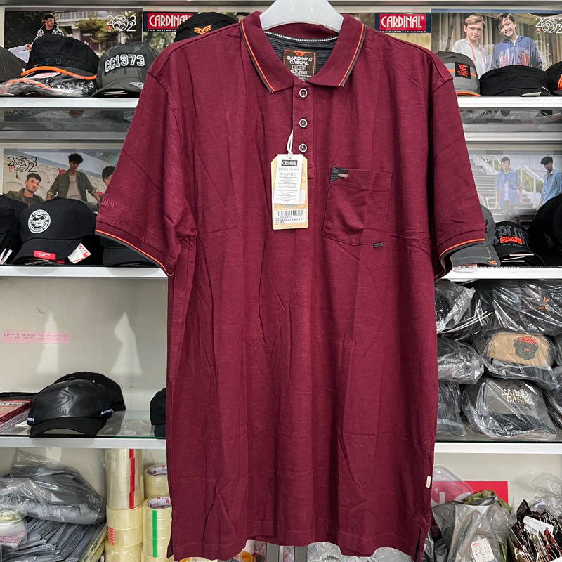 Kaos Polo Cardinal Bigsize / Wangky / Kaos Kerah Cardinal Original