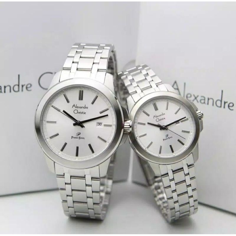 Jam Tangan Alexandre Christie 1017 Couple Original