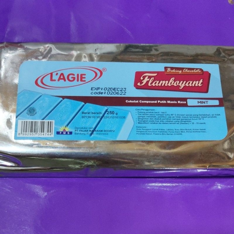 

CHOCOLATE WARNA BIRU MINT 250 GR