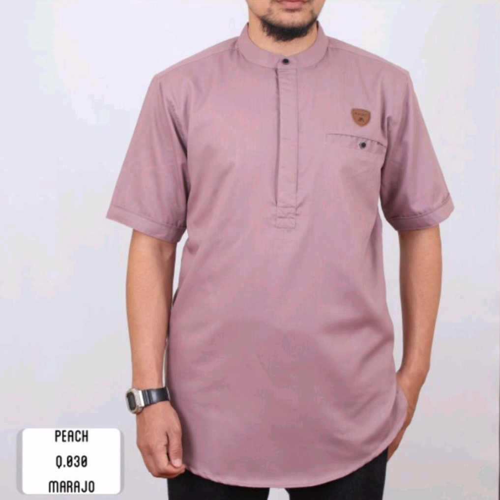 Baju Koko Pria Kurta Pakistan Marajo 030 Lengan Pendek