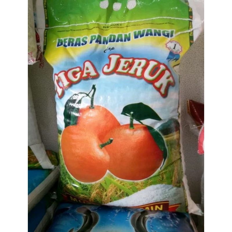 

Beras pandan wangi merk 3 jeruk 10kg