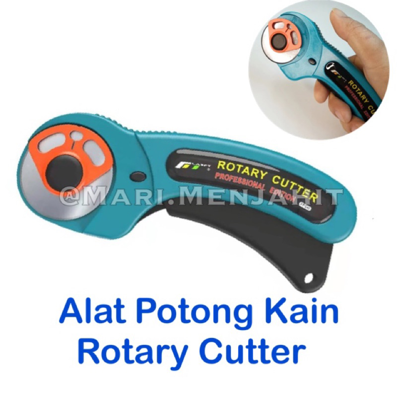 Rotary Cutter - Refill Rotary Cutter Alat Potong Bahan Kain Kertas Serbaguna - Rotary Cutter 450mm - Alat Pemotong Putar