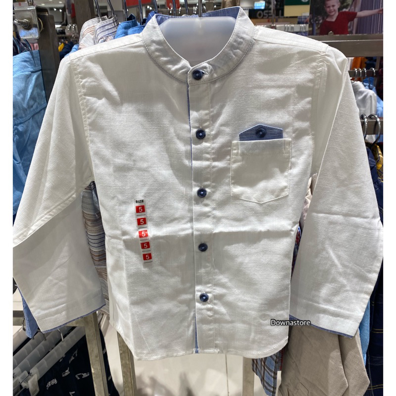 Baju koko lengan panjang anak laki-laki Cool kids (4-14th)