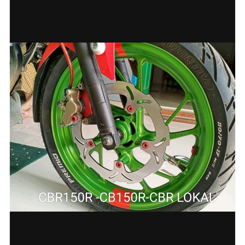 Piringan Disc Cakram Depan 276mm TDR Racing Original Motor Honda CBR New 150 Facelift CB150R New LED CBR 150 Lokal PNP Lobang Baut 5 TDR Racing
