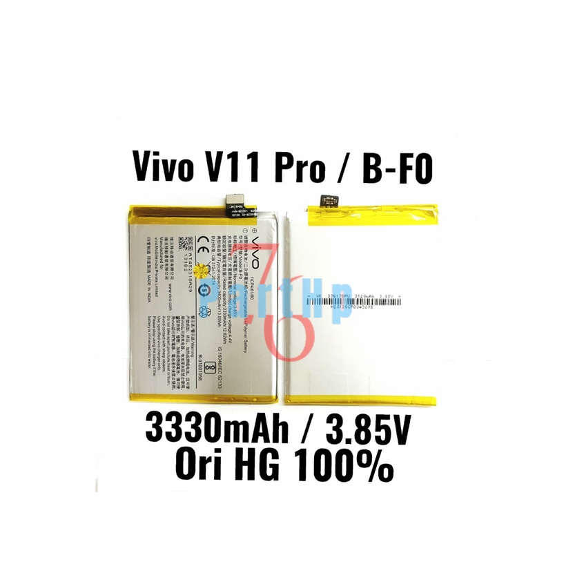 Baterai Ori HG 100% B - F0 Vivo V11 Pro -  Batere Bateri Batri Batre Battery Bateray