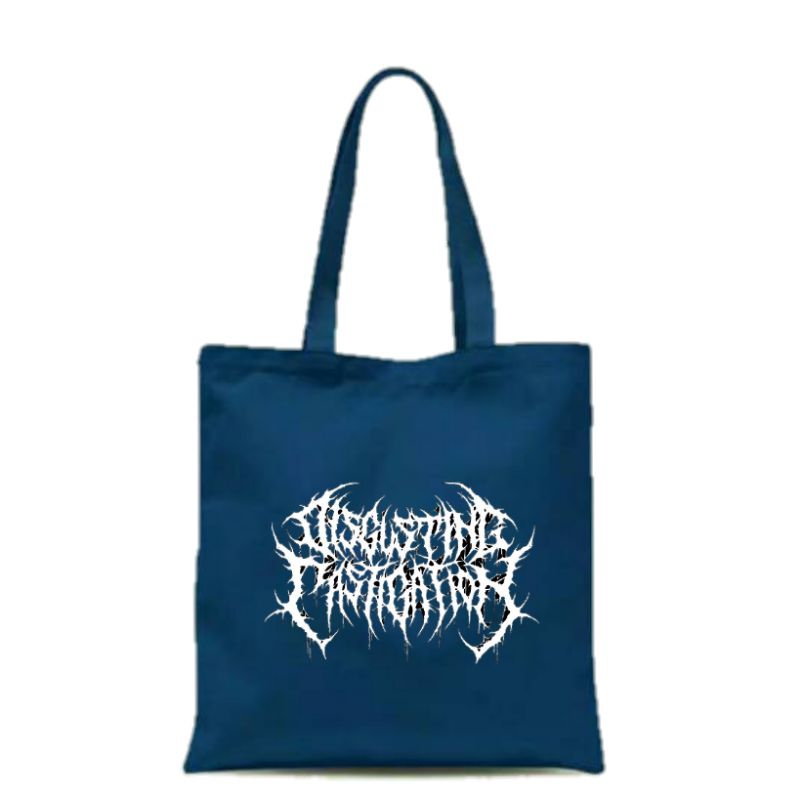 TOTEBAG KANVAS PRIA WANITA DISGUSTING CASTIGATION METAL TERMURAH