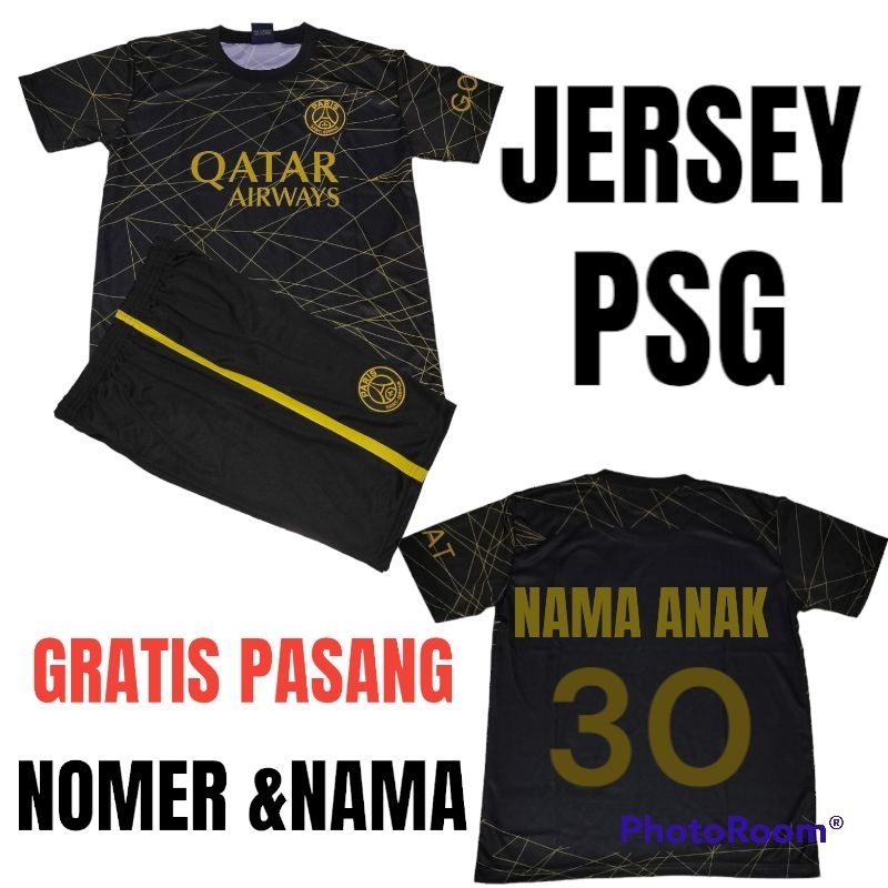 SETELAN JERSEY BOLA PSG