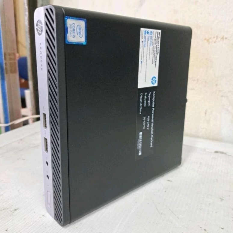 MINI PC HP PRODESK 400 G5 I5-9500T RAM 16GB SSD 256 GB, MURAH, GARANSI