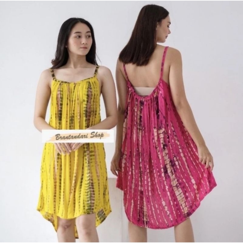 Dress Lobek Pendek Bali LD 120 Baju Tidur Wanita