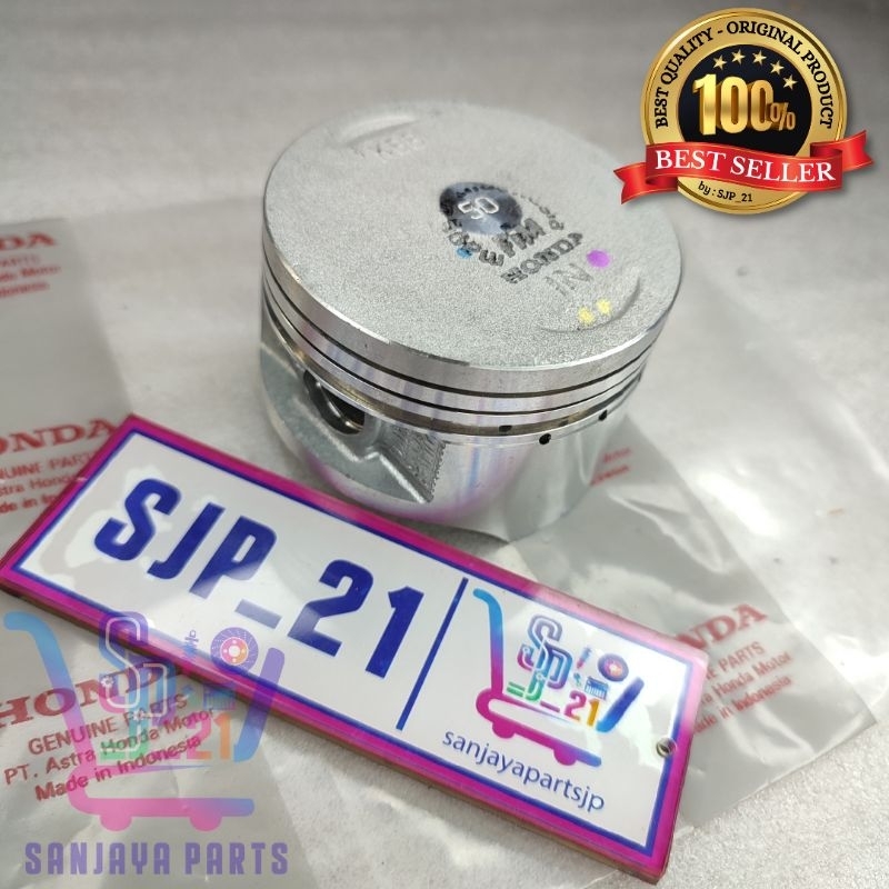piston seher kode part kbb honda tiger oversize 50 0.50  original