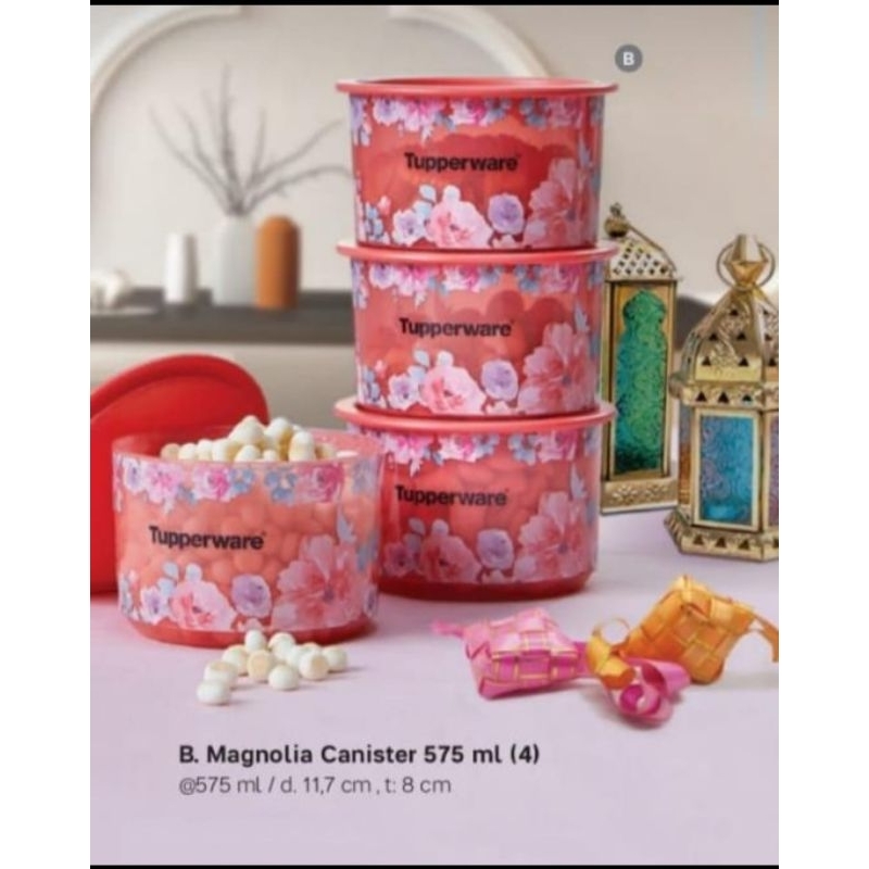 Tupperware Toples Flower Canister per pcs