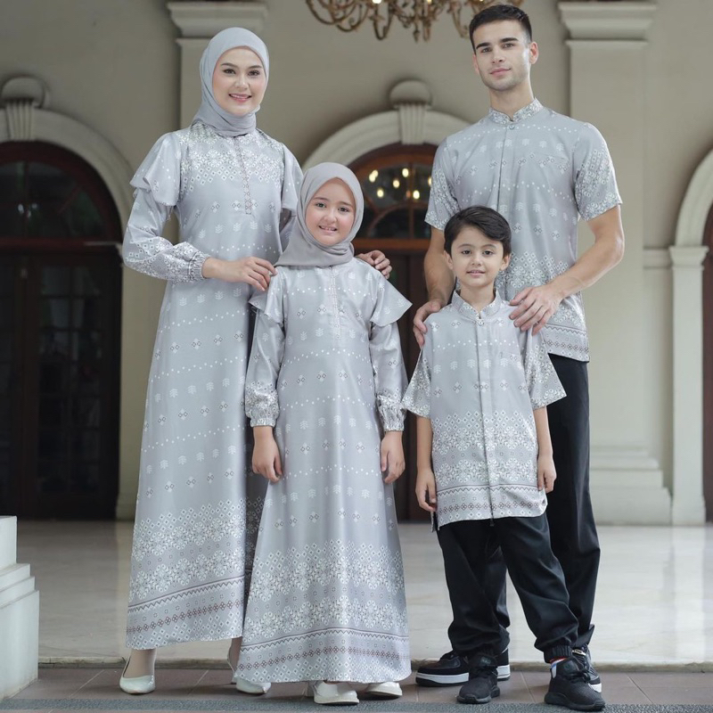 Ready Stock !! ALUNA SARIMBIT /FAMILY SET/GAMIS LEBARAN