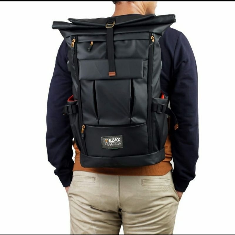 Elzack Authentic Tas Ransel Semi Carrier 30L / Tas Backpack / Tas Punggung lipat Bahan Bimo Anti air