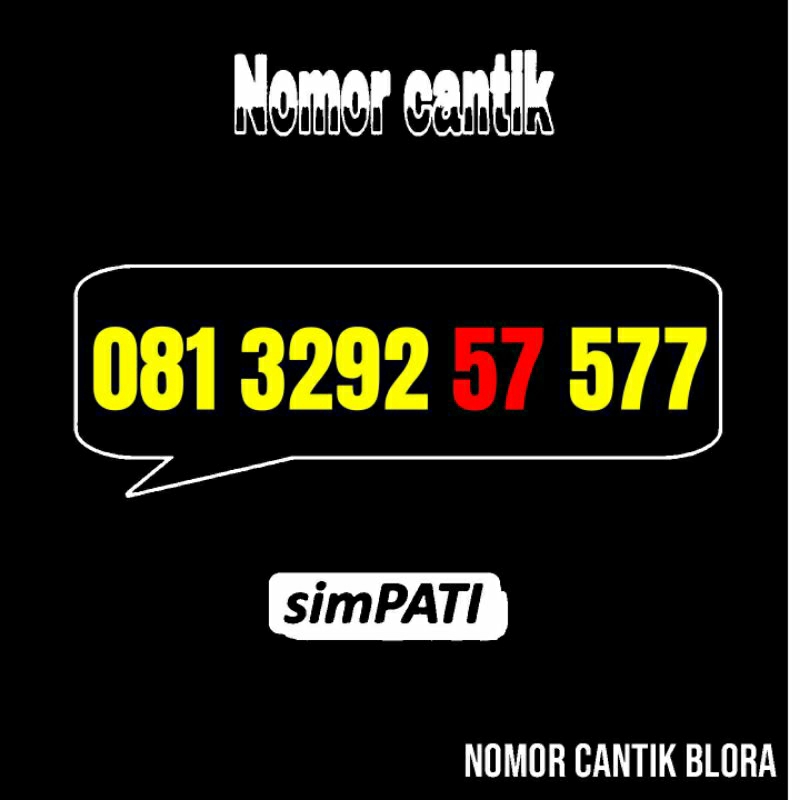 Nomor Cantik Simpati 57 577 5777