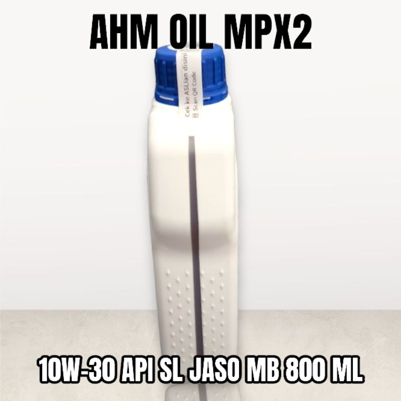 Oli Honda Ahm Mpx2 Oil Mesin MPX2 Honda Matic Matik 10W-30 SL 800ml