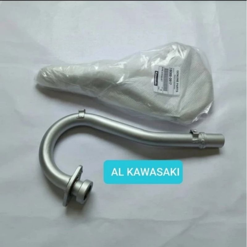 leher knalpot pipa kenalpot klx150 klx 150 S original
