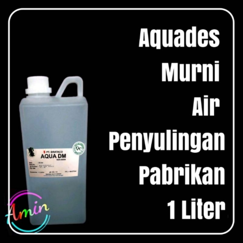 Aquades 1 Liter Campuran parfum dasar air